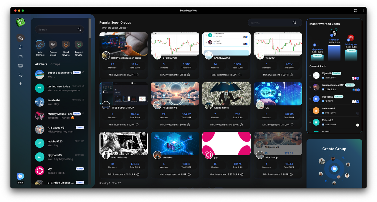SuperDapp screenshot