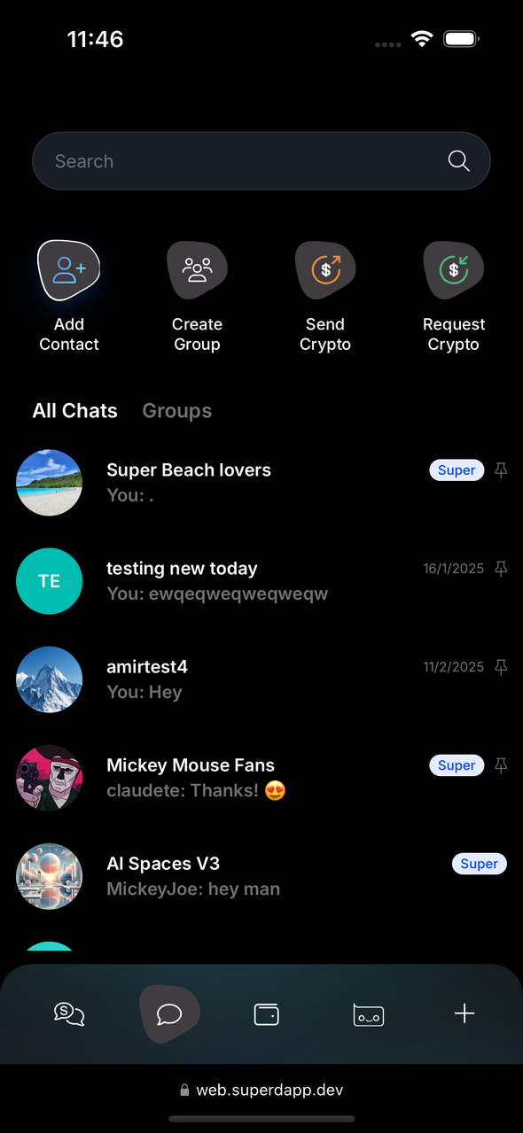 SuperDapp screenshot